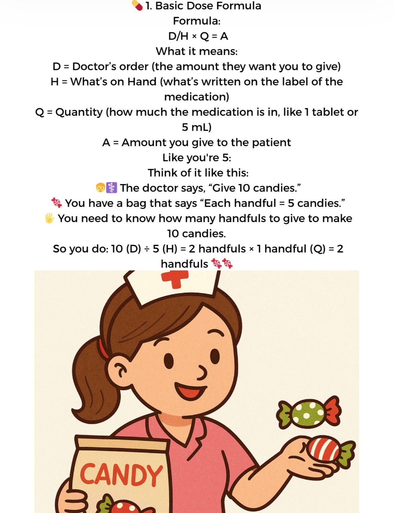 Med Math Made Easy to Understand